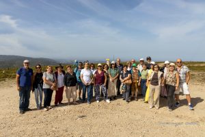 Grupo da Universidade Sénior As Mestras de Ranatus na Serra da Freita, Geopark de Arouca